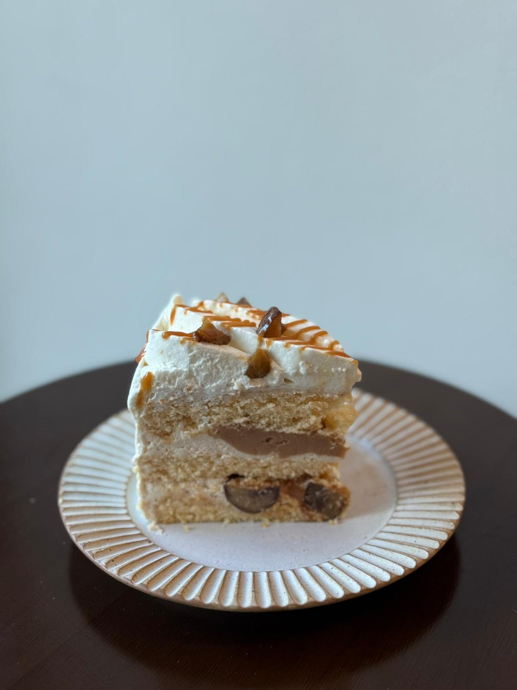 CHESTNUT CARAMEL SHORTCAKE 栗子焦糖鲜奶油蛋糕